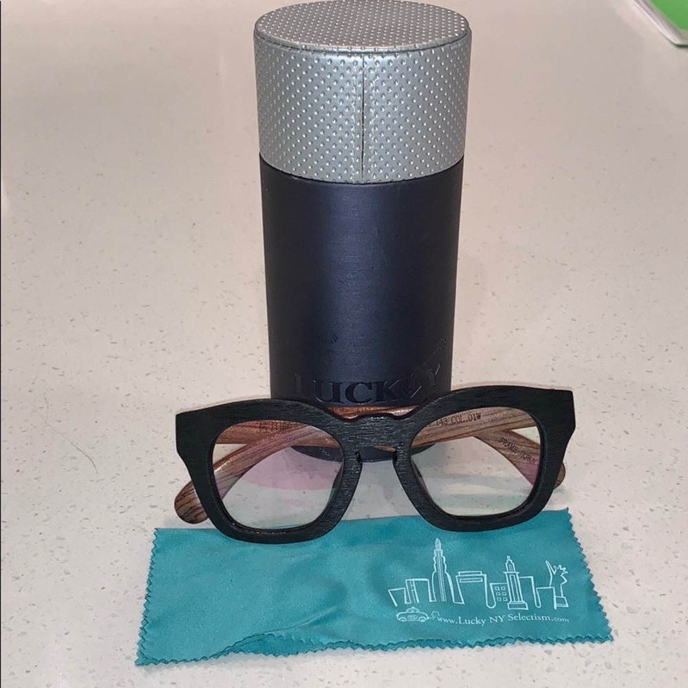 Lucky Selectism Bamboo & Wood Optical Glasses